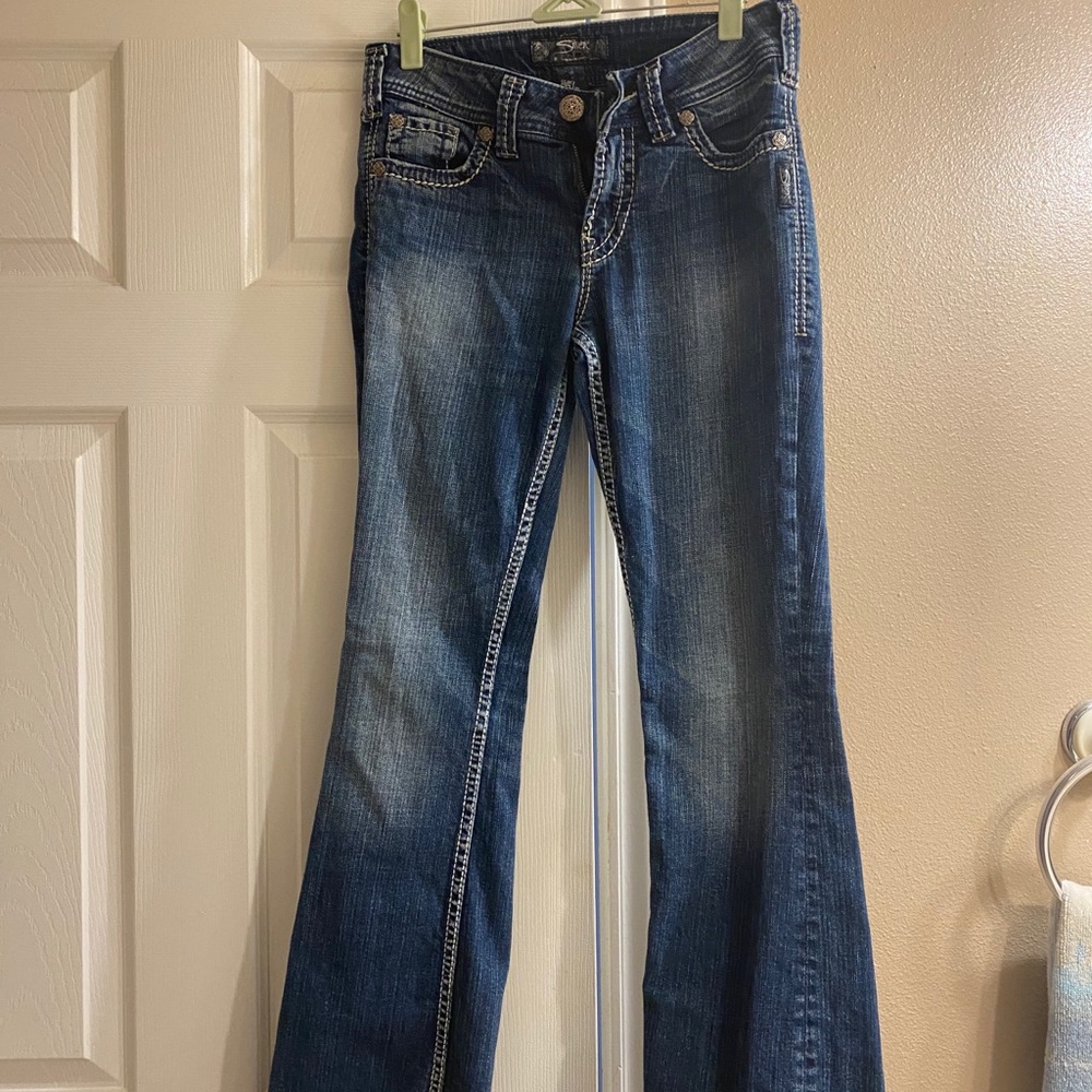 Silver jeans